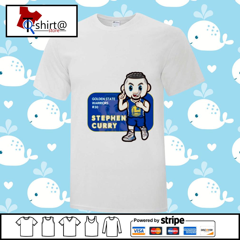 steph curry cartoon shirt