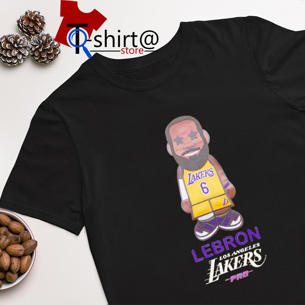 LeBron James Los Angeles Lakers Pro Standard #6 Caricature shirt
