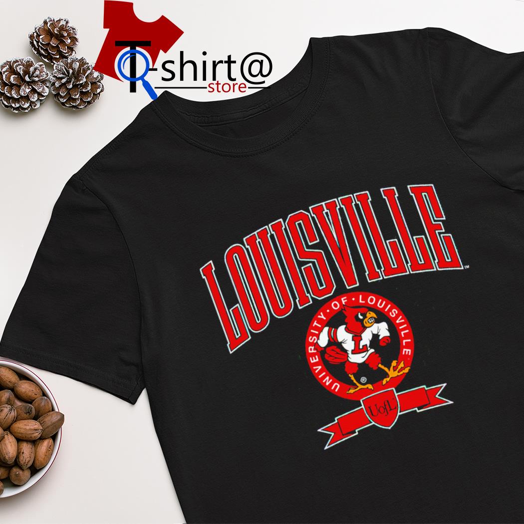 Louisville Cardinals football crest shirt