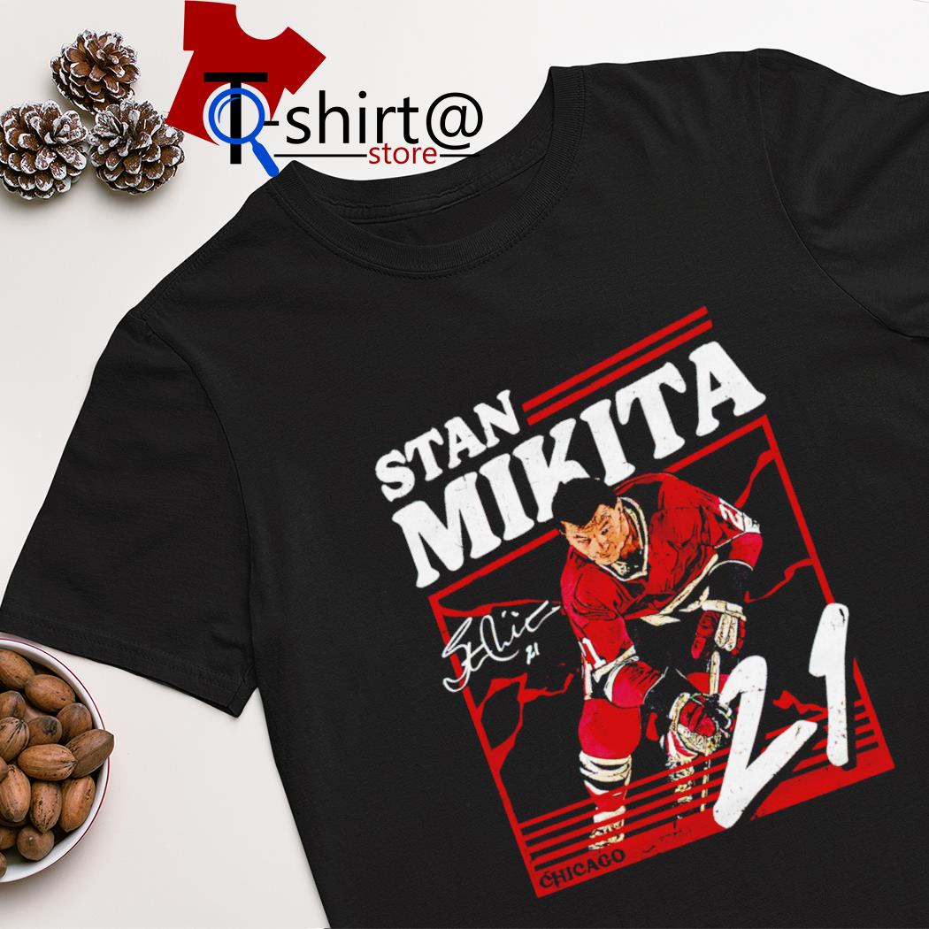 Stan Mikita Chicago Blackhawks Power signature shirt