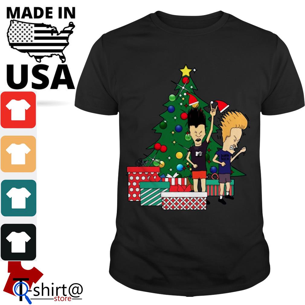 beavis and butthead christmas t shirt