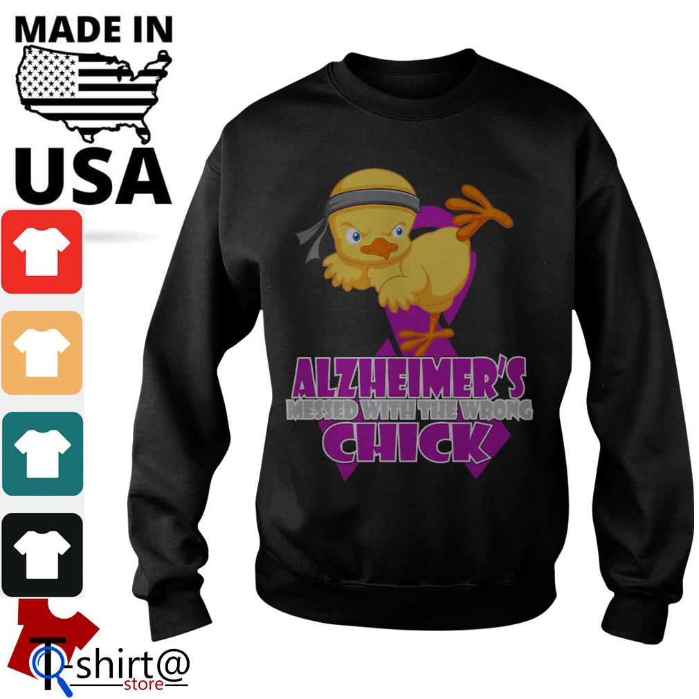 Alzheimers messed with the wrong Chick yellow shirt 
