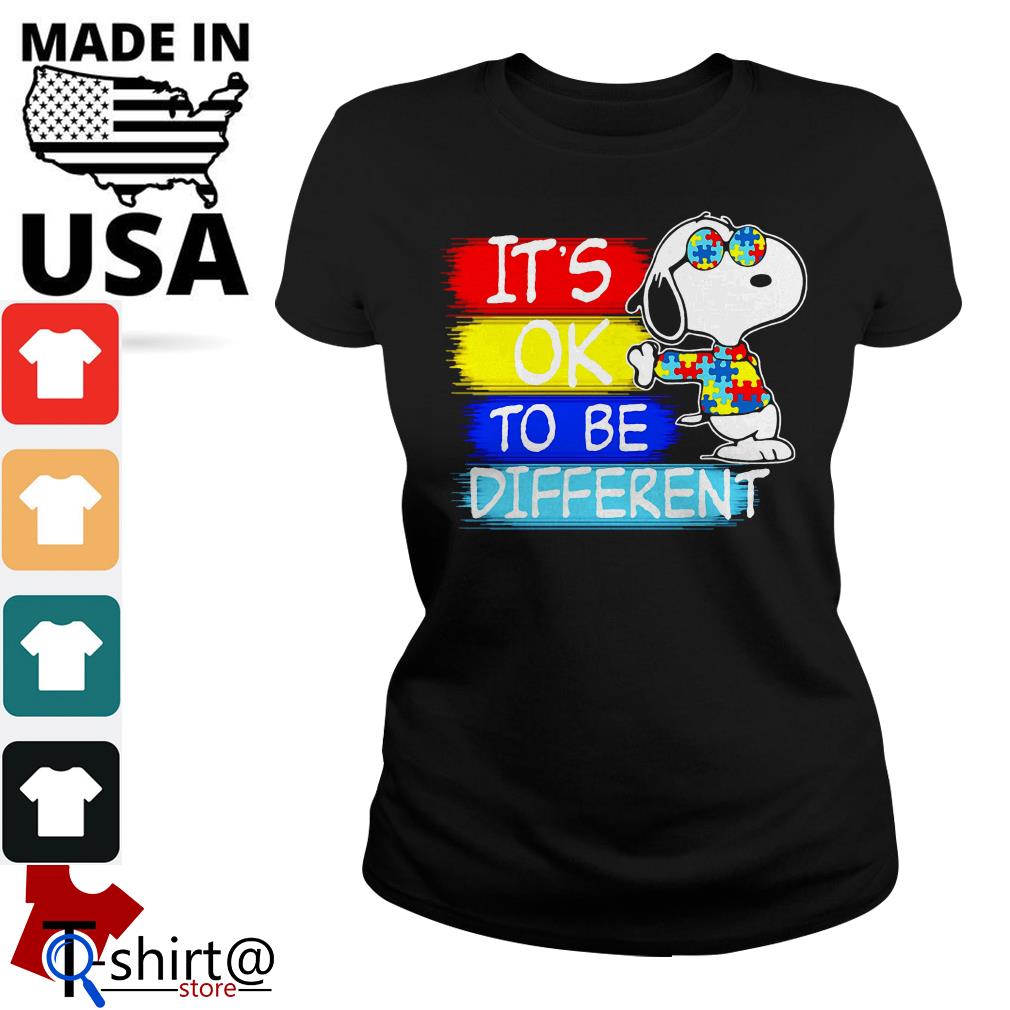 snoopy autism shirt