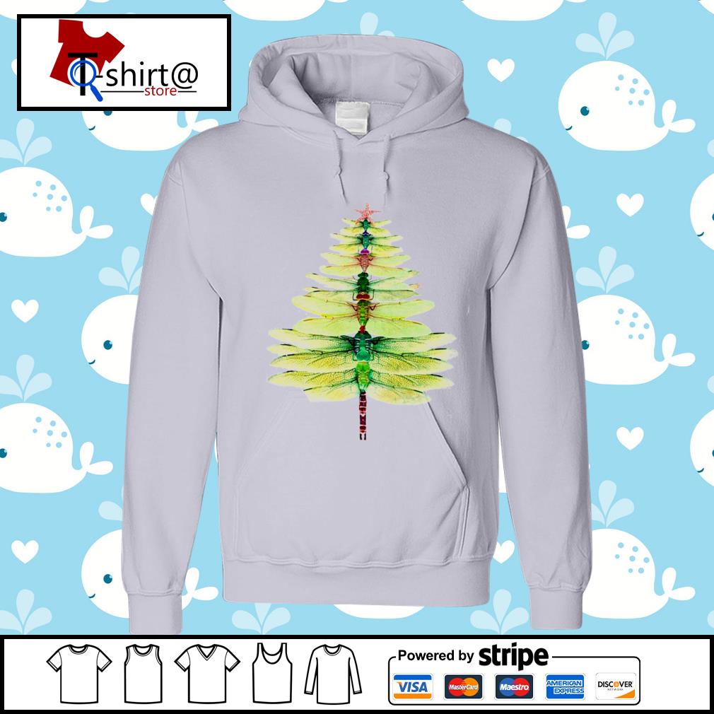 dragonfly christmas t shirt