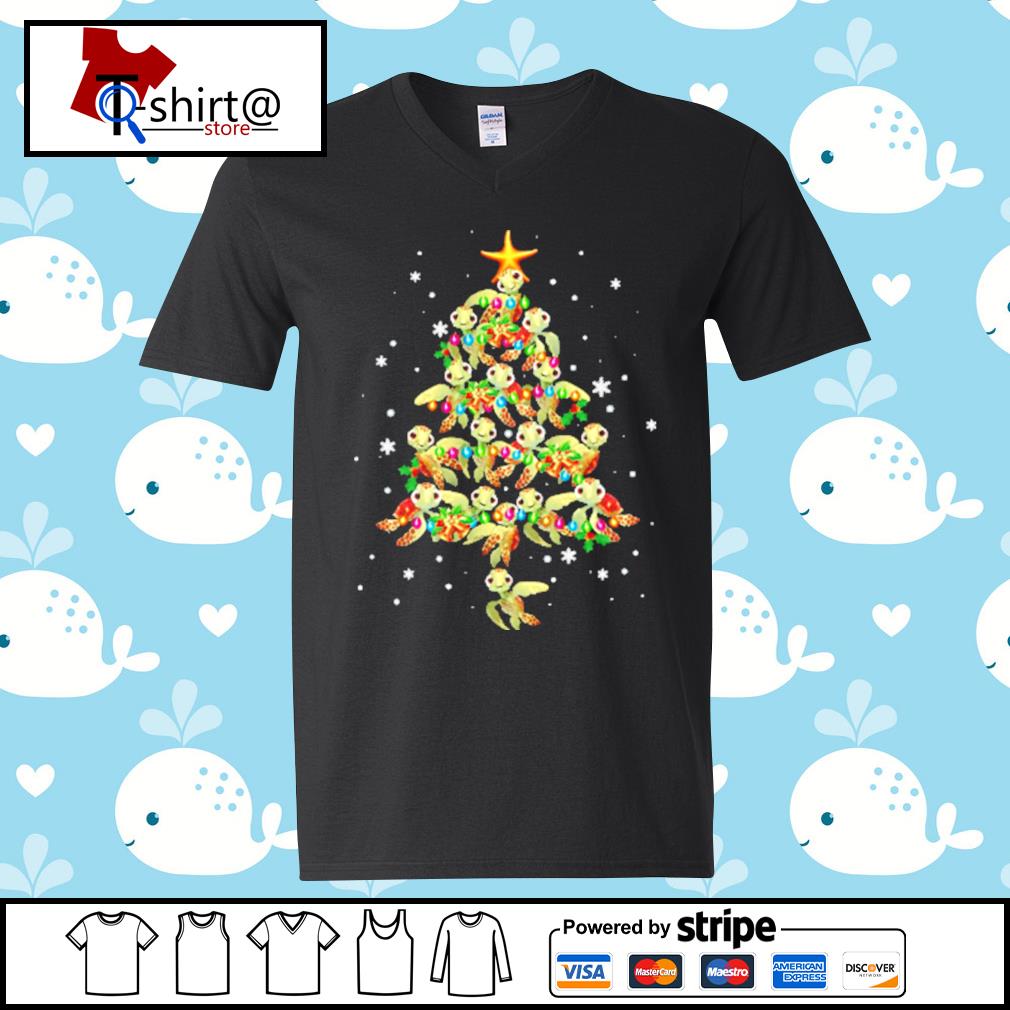 sea turtle christmas shirt